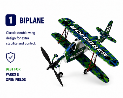 Kollider Kids AeroMind™ – Advanced STEM Aircraft Building Set
