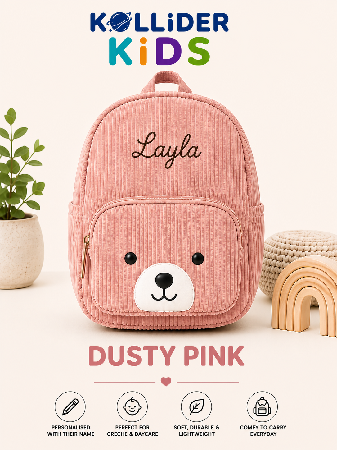 Kollider Kids Tiny Trendsetter™ Signature Custom Backpack