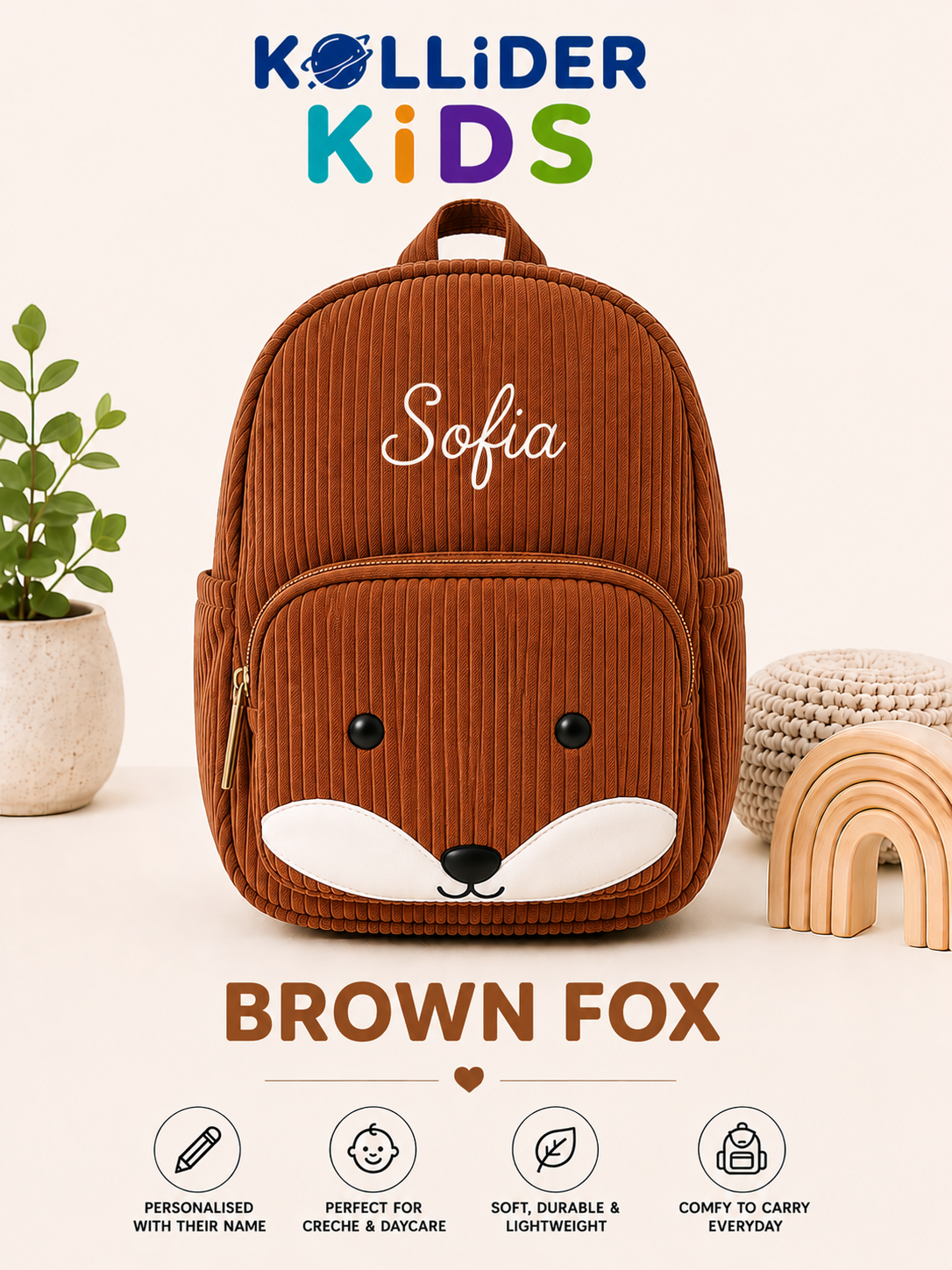 Kollider Kids Tiny Trendsetter™ Signature Custom Backpack
