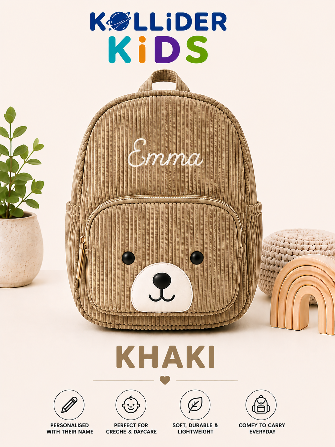 Kollider Kids Tiny Trendsetter™ Signature Custom Backpack