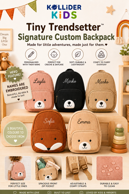 Kollider Kids Tiny Trendsetter™ Signature Custom Backpack