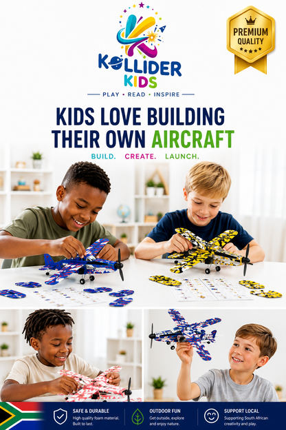 Kollider Kids AeroMind™ – Advanced STEM Aircraft Building Set