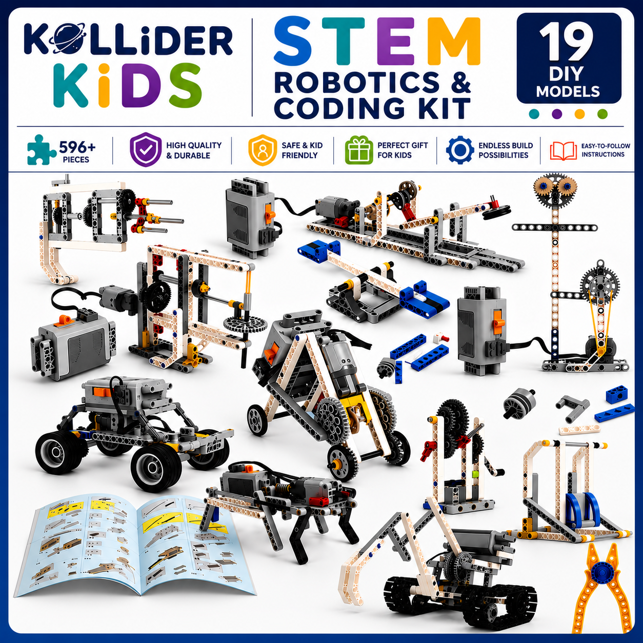 Kollider Kids™ STEM Robotics & Coding Kit