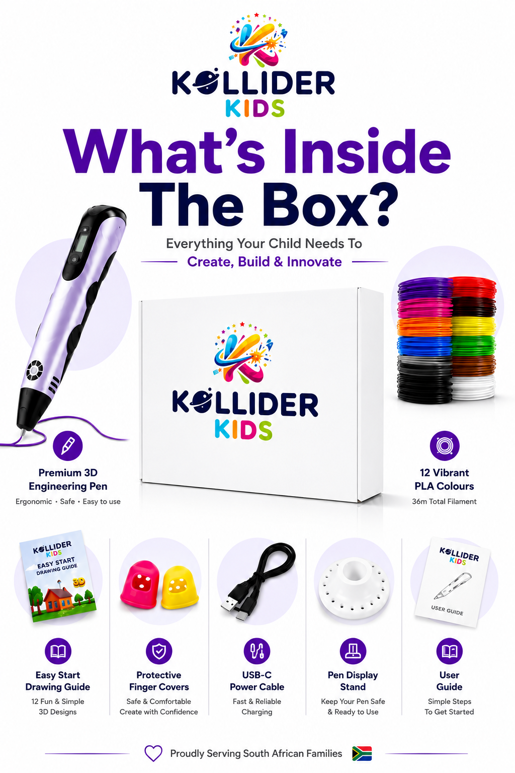 Kollider Kids™ 3D Creative Engineering Pen